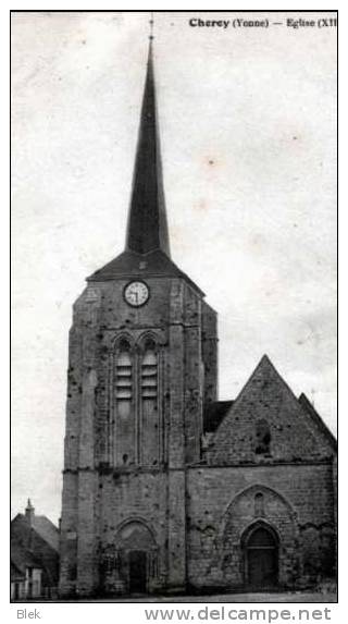 89. Yonne :  Cheroy . L ´ église . - Cheroy