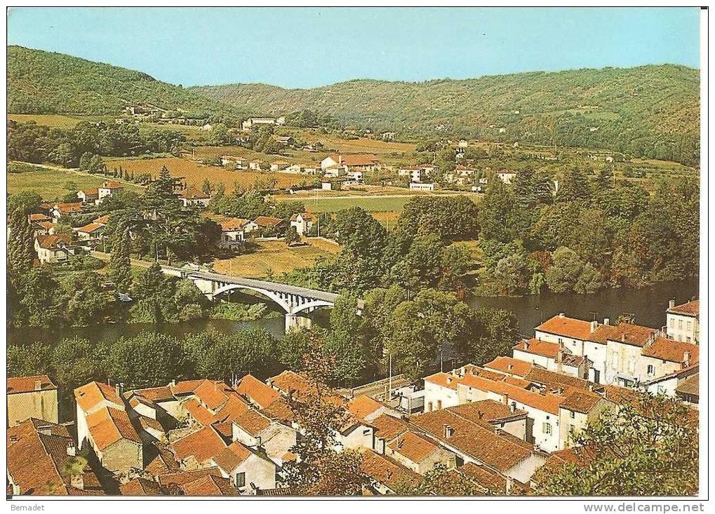 LUZECH .. VUE PANORAMIQUE SUR LE QUARTIER DE LA DOUVE - Luzech