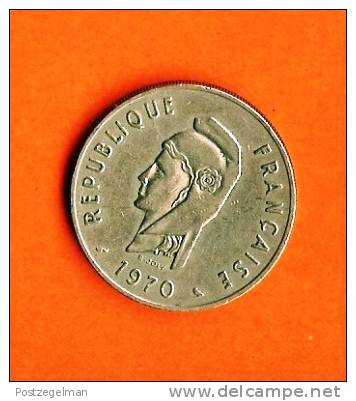 FRENCH AFARS & ISSAS 1970 100 FRANCS Copper Nickel Km19 - Other & Unclassified