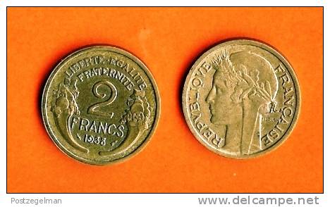 FRANCE 1931-1941  2 Franc Alu Bronze Km886 - Other & Unclassified