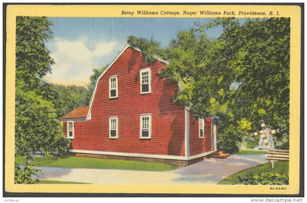 USA PC Betsy Williams Cottage, Roger Williams Park, Providence, Rhode Island - Providence