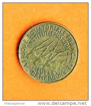 CAMEROON 1958 10 Francs Eland - Kameroen