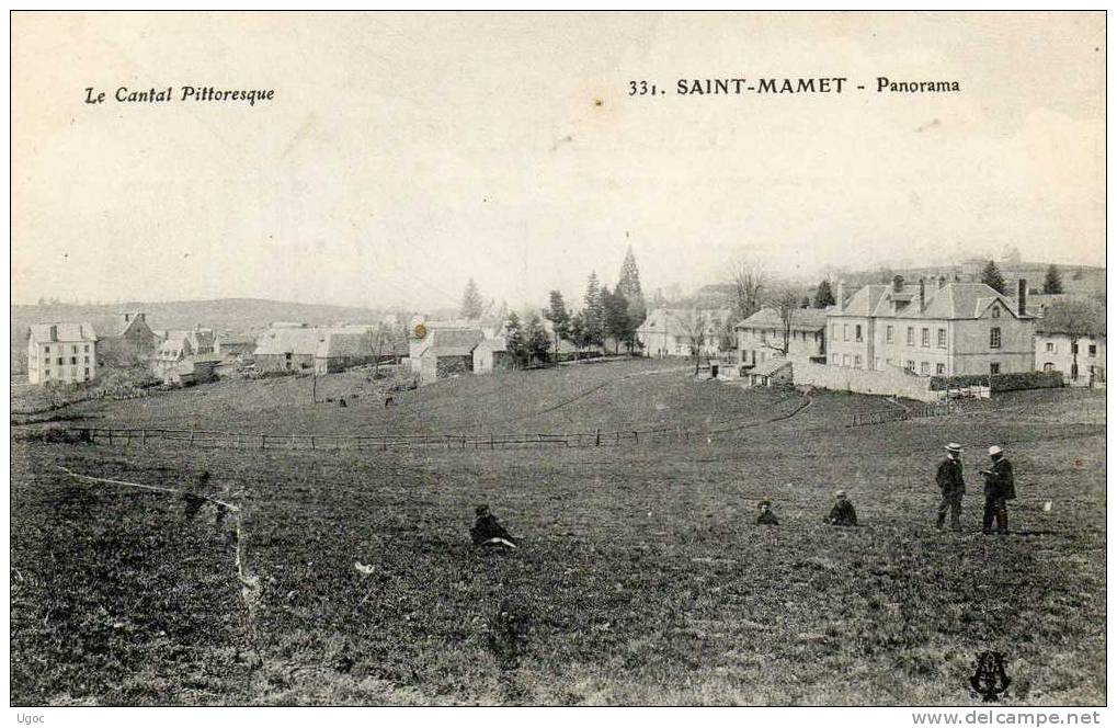 CPA - 15 - SAINT-MAMET - Panorama  - 194 - Saint-Mamet-la-Salvetat