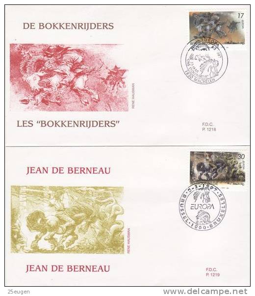 BELGIUM EUROPA CEPT 1997  FDC  /ZX/ - 1997