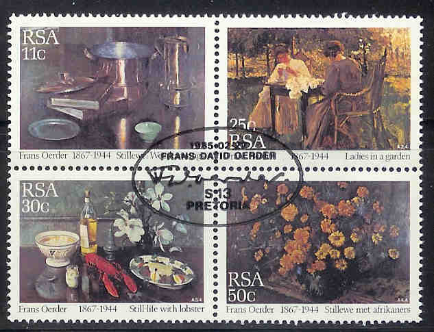 SOUTH AFRICA 1985 CTO Stamp(s) Frans Oerder 665-668 #3575 - Other & Unclassified