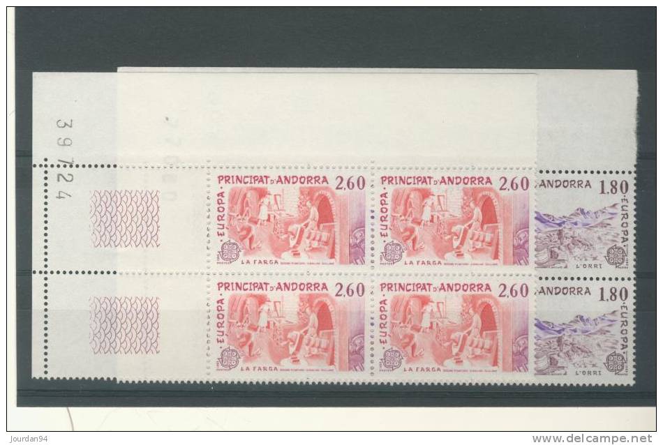 ANDORRE                         N°    313   /   314 - Unused Stamps