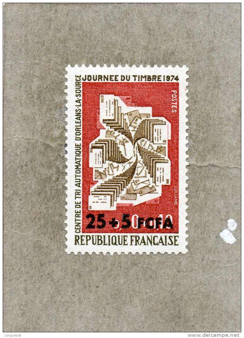 Réunion : Journée Du Timbre 1974 : Centre De Tri D'Orléans - Ungebraucht