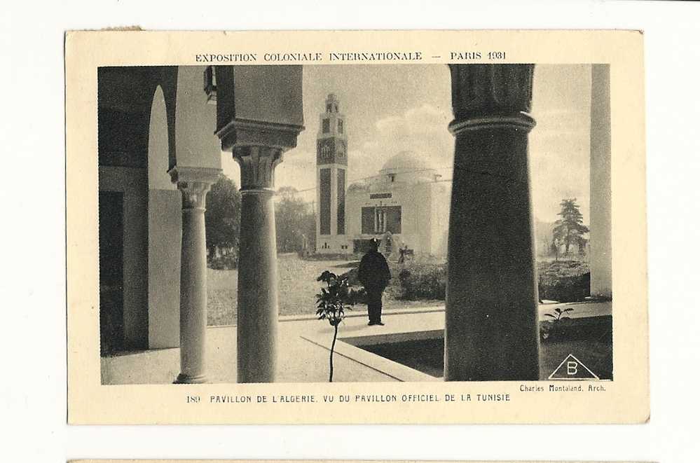 Cp, 75, Paris, Exposition Internationale - Paris 1937 - 189 - Pavillon De L'Algérie, Voyagée 1937 - Exhibitions