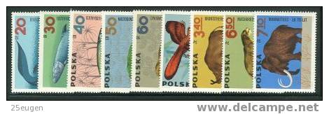 POLAND 1966  MICHEL  NO 1655-1663  MNH - Neufs