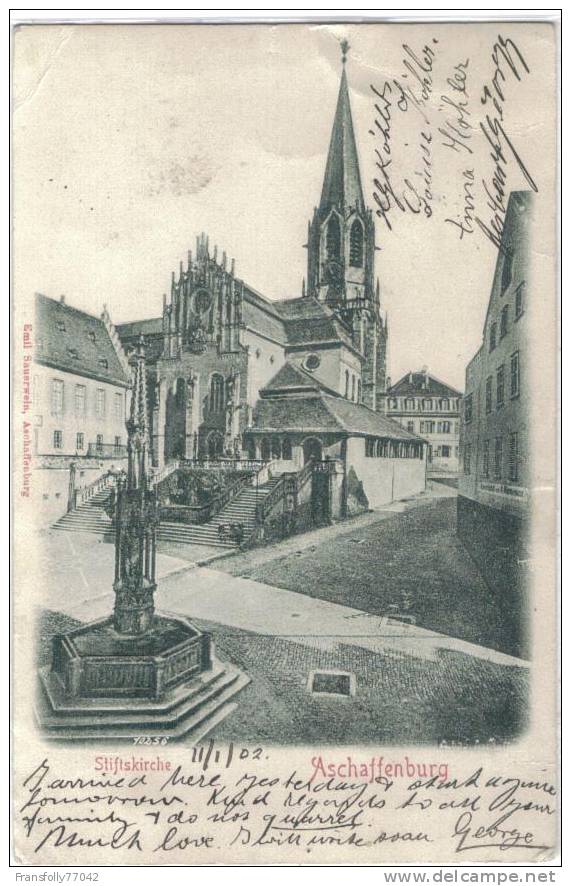 GERMANY - BAVARIA - ASCHAFFENBURG - STIFTSKIRCHE - Pub. STENGEL - 1902 - Aschaffenburg