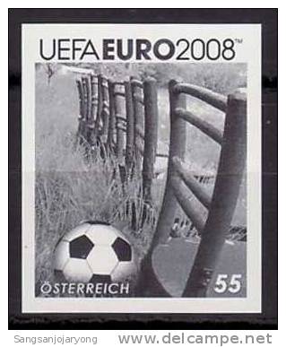 Black Print, Austria Sc2158 Soccer, UEFA EURO 2008, Ball, Chairs - Europees Kampioenschap (UEFA)