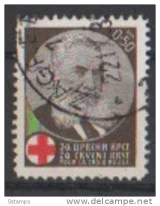 A-141  JUGOSLAVIA JUGOSLAWIEN CROCE ROSSA RED CROSS USED - Oblitérés