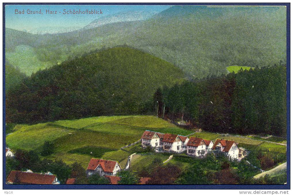 GERMANY,BAD GRUND,HARZ-SCHÖNHOFFSBLICK,OLD PC - Bad Grund