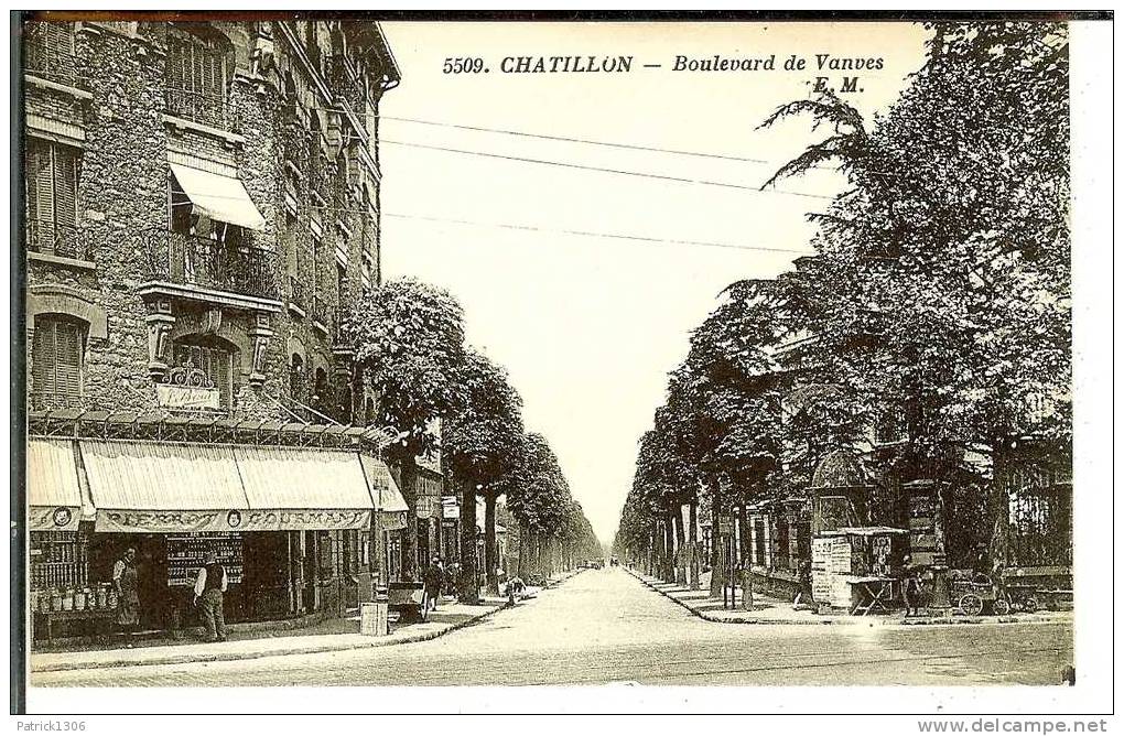 CPA  CHATILLON, Boulevard De Vanves  2147 - Châtillon