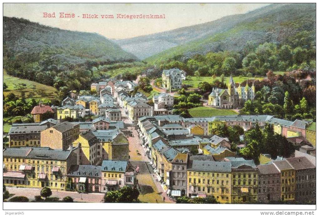 CPA BAD EMS (Allemagne-Rhénanie Palatinat) - Blick Vom Kriegerdenkmal - Bad Ems