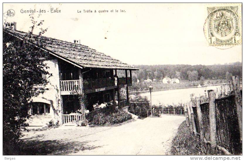 Genval Les Eaux Le Trefle à Quatre Et Le Lac - Rixensart