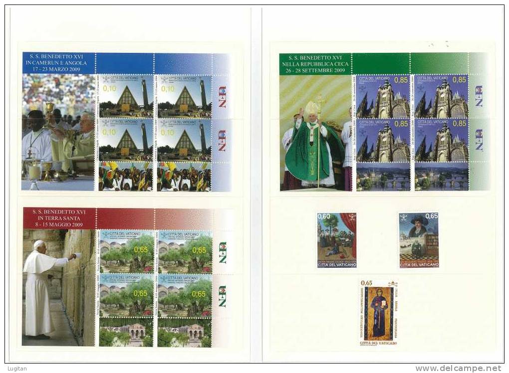 Philately - VATICAN CITY 2010 - SEE DETAILS - CHRISTMAS - FRANCISCAN RULE - Tolstoy - Chekhov - APOSTOLIC JOURNEYS - Unused Stamps