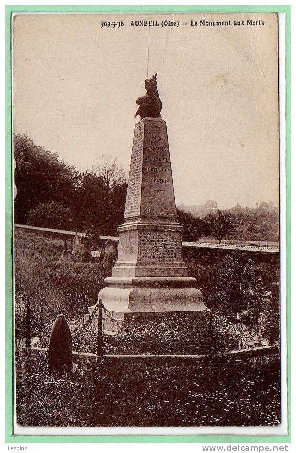 60 - AUNEUIL --  Le Monument Aux Morts - Auneuil