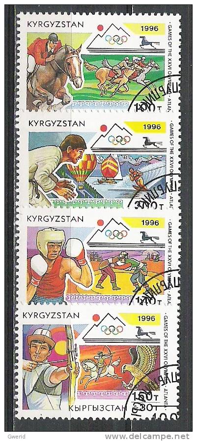 Kirghizstan  N° YVERT 93/96 OBLITERE - Kirghizstan