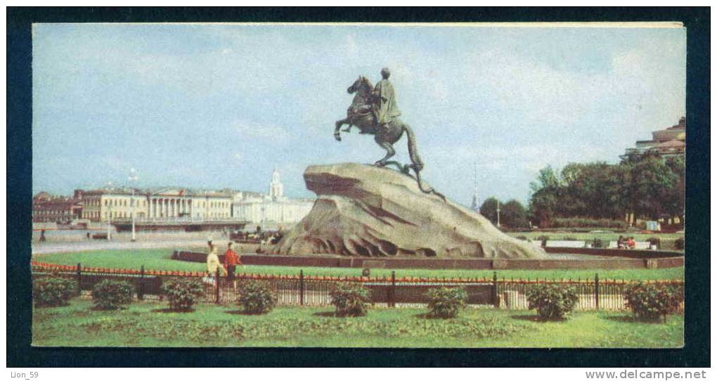 LENINGRAD - MONUMENT - PETER I '' BRONZE HORSEMAN '' - Russia Russie Russland Rusland 90334 - Monumenten