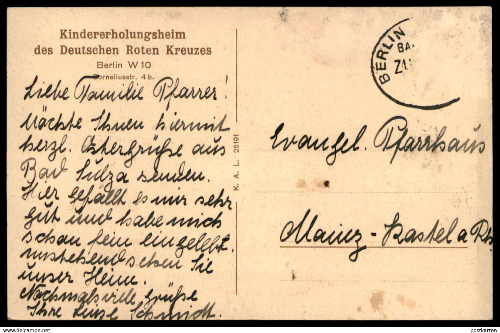 ALTE POSTKARTE BAD SULZA KINDERHEIM SONNENSTEIN DEUTSCHES ROTES KREUZ BERLIN Children's Home Ansichtskarte Cpa Postcard - Bad Sulza