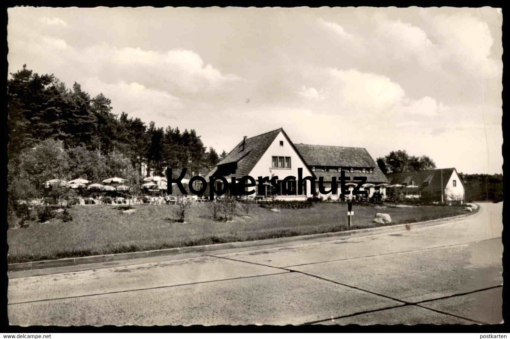 ÄLTERE POSTKARTE GÜTERSLOH AUTOBAHN-RASTHAUS-HOTEL G. NEEF Raststätte Autobahnraststätte Autoroute Highway Motorway AK - Guetersloh