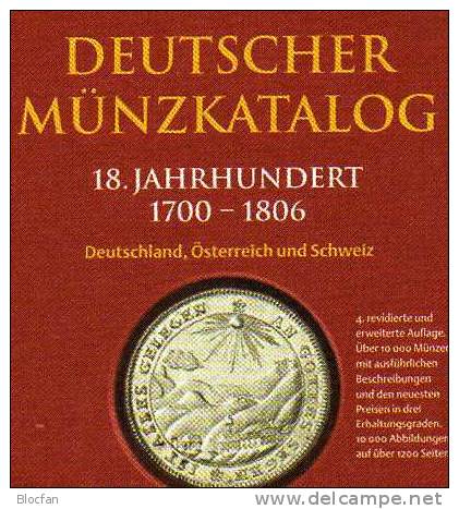 Münz Katalog 18.Jahrhundert Deutschland 2008 Neu 50€ Münzen Bis 1800 Altdeutschland Habsburg Schweiz Battenberg Verlag - Boeken & Software