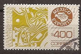 Mexico U 1092 (o) Exporta Electronica - Mexiko