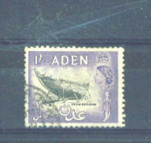 ADEN - 1953  1s FU - Aden (1854-1963)
