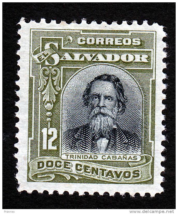 El Salvador, Scott #406, MInt No Gum, Trinidad Cabanas, Issued 1912 - El Salvador