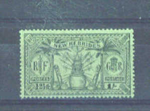NEW HEBRIDES - 1925 1.25f  MM - Other & Unclassified