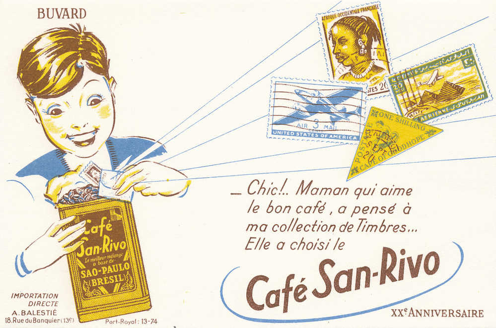 BU 362 / BUVARD     CAFE SAN RIVO - Café & Thé