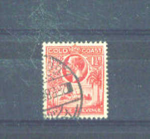 GOLD COAST -  1928 11/2d FU - Costa D'Oro (...-1957)