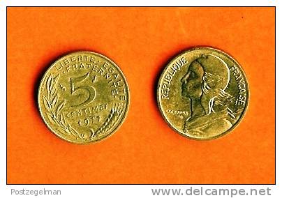 FRANCE 1966-1997 5 Centimes Alu Bronze Km933 - Other & Unclassified