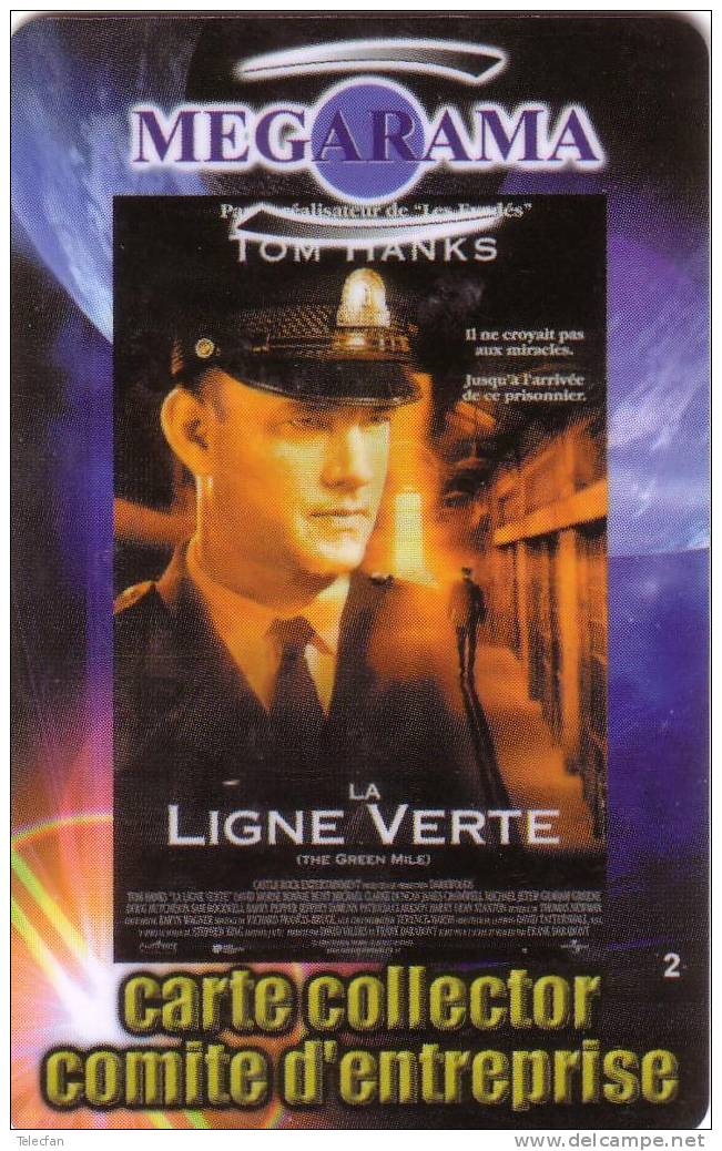 FRANCE CINECARTE MEGARAMA LA LIGNE VERTE TOM HANKS UPERBE - Cinécartes