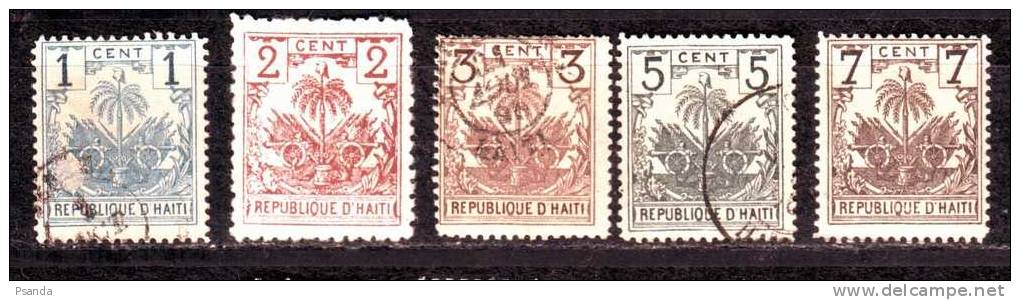 1896 Haiti Sc  A9  38-42 - Haïti