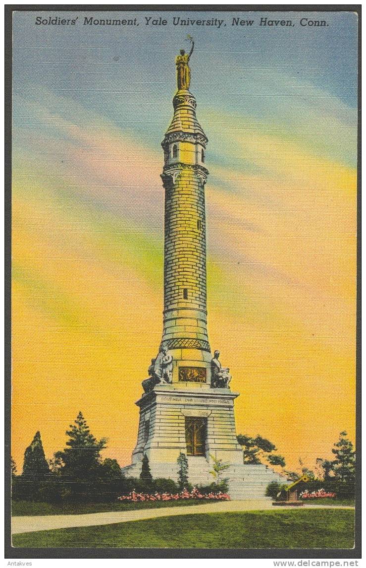 USA PC Soldiers Monument, Yale University, New Haven, Connecticut - New Haven