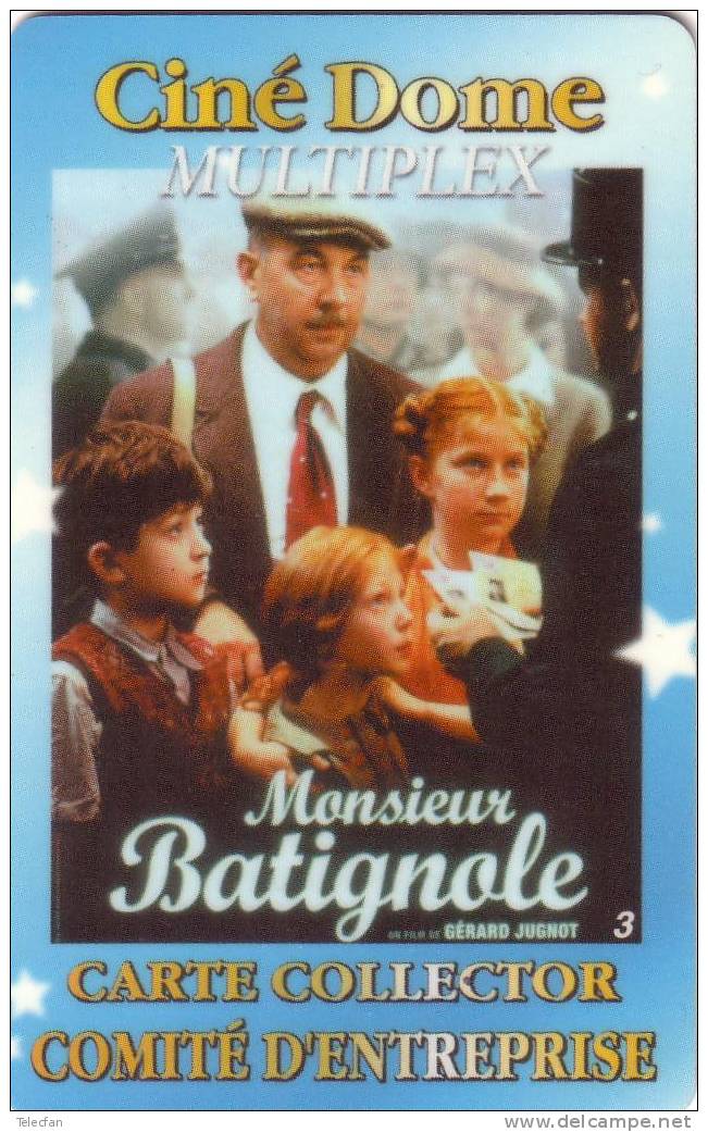 FRANCE CINECARTE CINEDOME MULTIPLEX MONSIEUR BATIGNOLE GERARD JUGNOT NEUVE MINT SUPERBE - Entradas De Cine