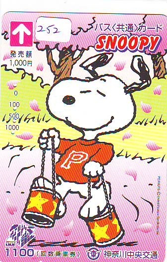 SNOOPY  (252) CARTE JAPON BD * CHIEN * CARD JAPAN * DOG  * COMICS * PEANUTS * KARTE HUND * HOND - Comics