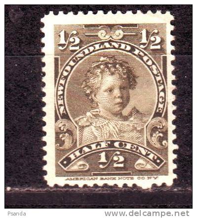 1897  Newfoundland SC  A38  78 MH* - 1865-1902