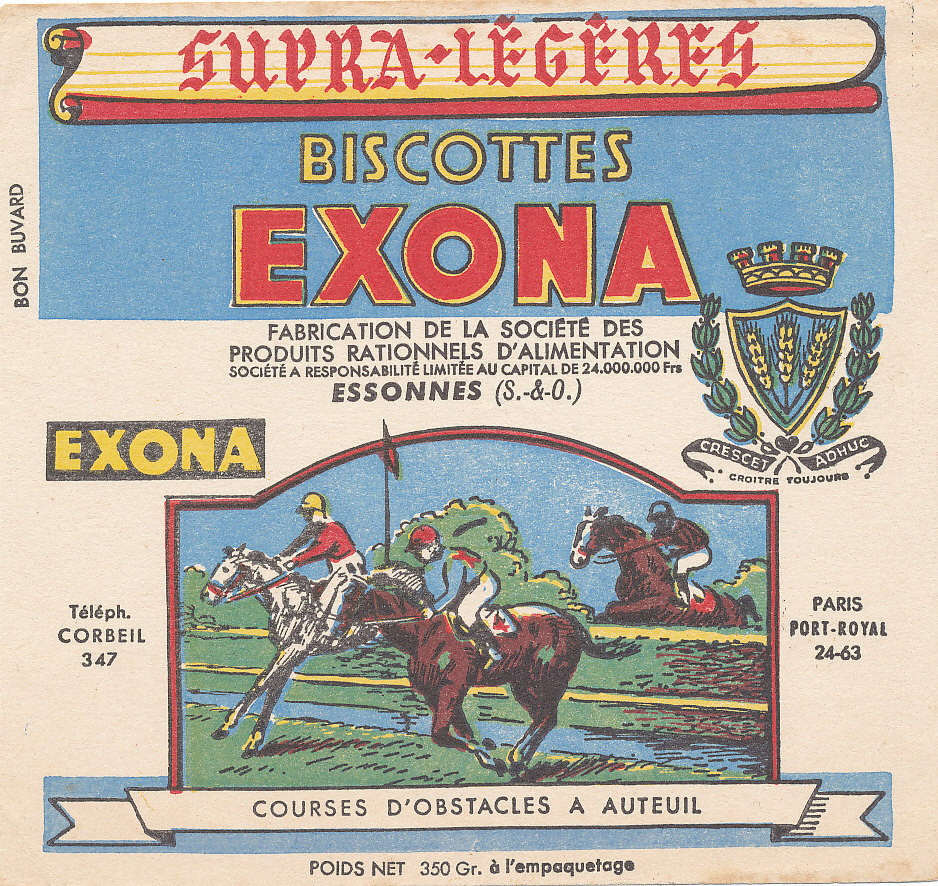 BU 400 / BUVARD      BISCOTTES    EXONA - Biscotti