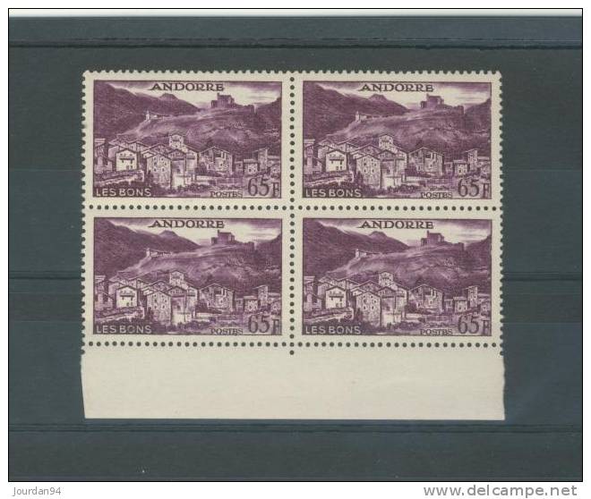 ANDORRE                          N°     152     A - Blocks & Sheetlets