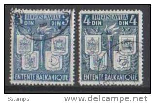 A-143  JUGOSLAVIA JUGOSLAWIEN EUROPA ROMANIA GRECIA TURCHIA  USED - Used Stamps