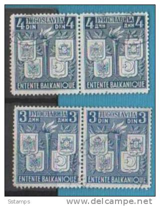 A-143  JUGOSLAVIA JUGOSLAWIEN EUROPA ROMANIA GRECIA TURCHIA  USED - Used Stamps