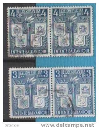 A-143  JUGOSLAVIA JUGOSLAWIEN EUROPA ROMANIA GRECIA TURCHIA  USED - Used Stamps