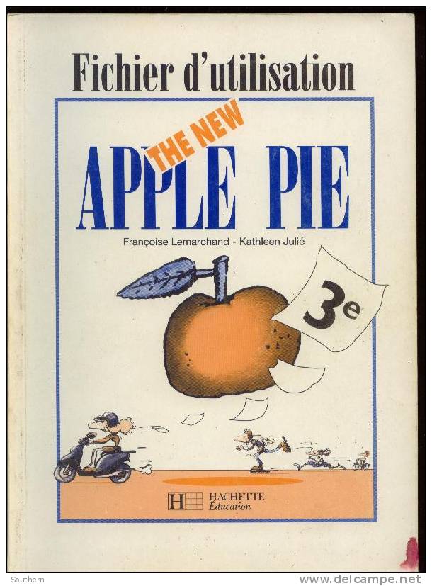 Hachette éducation  Françoise Lemarchand - Kathleen Julié " The New Apple Pie 3e  Fichier D´utilisation " 1997+++Be+++ - 18 Ans Et Plus