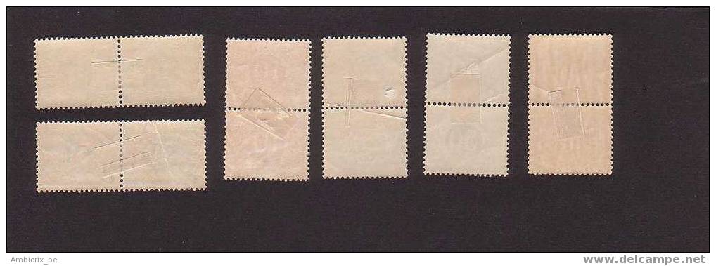 Timbres Taxe T3 - T5 - T6 - T8 - T9 * En Paire - Stamps
