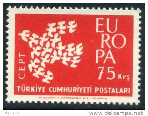 PIA - EUROPA - 1961 : TURCHIA  - (Yv  1599-601) - Unused Stamps