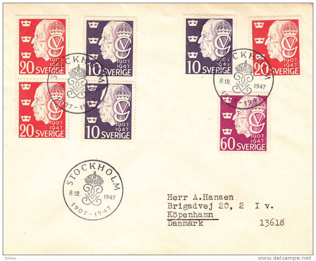 Suède - Lettre De 1947 ° - Storia Postale