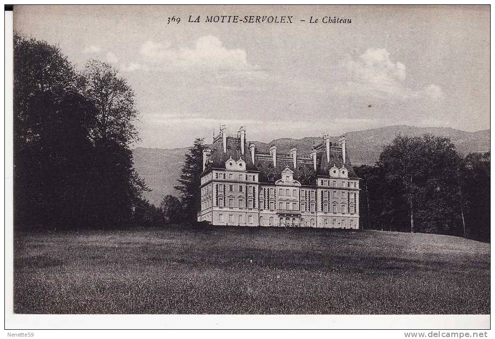 LA MOTTE SERVOLEX Le Château En 1918 - La Motte Servolex